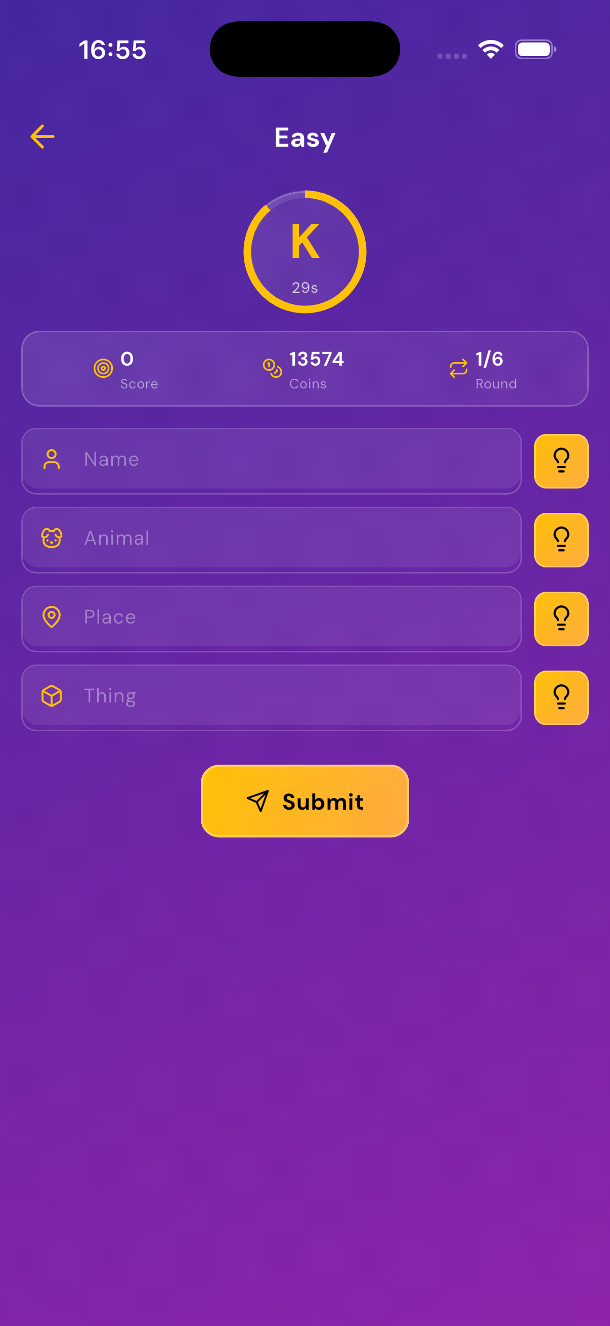 Game Screen